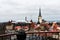 Aerial view of Tallinn old town