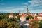 The Aerial View of Tallinn Old Town, Estonia