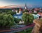 Aerial View of Tallinn Old Town from Toompea Hill