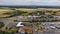 Aerial view of Tank- und Rastanlage (highway rest area) Wetterau