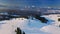 Aerial view of Tatra mountains at winter, aerial view