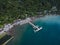 Aerial View of Tehoru in Seram Island