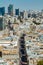 Aerial view of Tel Aviv skyscrapers cityspace