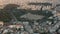 Aerial View of The Temple of Olympian Zeus in Athens, Greece during Golden Hour Sunset light