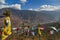 Aerial view of Thimphu Valley