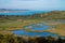 Aerial view of Tihany at lake Balaton