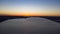 Aerial View Timelapse of Sunset over the Delaware River