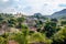 Aerial view of Tiradentes town and Santo Antonio Church - Tiradentes, Minas Gerais, Brazil