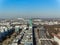 Aerial view to Allianz arena in Munich