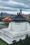 Aerial View to the Chiang Kai-shek Memorial Hall erected in memory of former President of Taiwan in Taipei