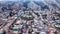 Aerial View to the Colofrul and Bright Buildings and Streets of Valparaiso, Chile