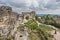 Aerial view to medieval fortress Les Baux de Provence