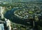 Aerial View To Nerang River In Surfers Paradise Gold Coast Queensland Australia