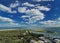 Aerial View To Ponce de Leon Inlet From The Ponce de Leon Lighthouse in Ponce Inlet