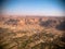 Aerial view to Shibam city and wadi Hadhramaut, Yemen