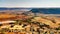 Aerial view to Thaba Bosiu Cultural Village, Maseru, Lesotho