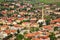 Aerial view to turkish town, residential quarters