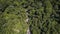 Aerial view to a waterfall in the Mantiquiera mountains, Itatiaia, Rio de Janeiro, Brazil