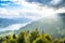 Aerial view from top of Interlaken, Harder Kulm, Switzerland