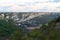 Aerial view from the top of the road in Rupe, Croatia.