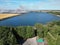 Aerial view of Tophill Water Treatment Works and water pumping station , Tophill Low