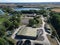 Aerial view of Tophill Water Treatment Works and water pumping station , Tophill Low