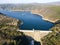 Aerial view of Topolnitsa Reservoir, Bulgaria