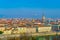 aerial view of torino dominated by mole antonelliana tower of the national cinema museum...IMAGE