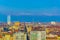 aerial view of torino dominated by mole antonelliana tower of the national cinema museum...IMAGE