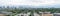 Aerial view of the Toronto skyline with CN Tower from Casa Loma