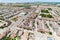 Aerial view Torre de la Horadada townscape