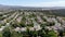 Aerial view of Torrey Santa Fe, middle class subdivision neighborhood with residential villas