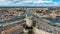 Aerial view of the tower of Constance in Aigues Mortes.