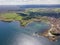 Aerial view of town of Ahtopol, Bulgaria