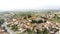 aerial view of the town of cerreto guidi Florence Tuscany