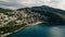 Aerial view of Town Kalkan, Mediterranean Coast, Turkey
