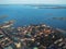 An aerial view of the town of Karlskrona in Blekinge