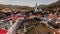 Aerial view of the town of Kremnica in Slovakia