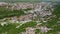 Aerial view of the town of Lovech, Bulgaria