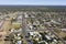 Aerial view of the town of Miles in central Queensland