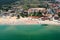 Aerial view of Town of Sozopol, Bulgaria