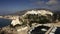 Aerial view of town of Sperlonga and ancient Torre Truglia tower, Italy