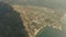 Aerial view of town of Torbole and the Lake Garda coast. Sudtirol, Italy