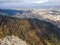 Aerial view of town of Vratsa, Bulgaria