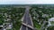 Aerial View of Traffic on Multilane Highway
