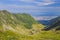 Aerial view of Transfagarasan highway