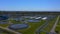 Aerial view of treatment facilities. Pumping station and drinking water supply.