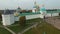 Aerial view Trinity-St. Sergius Lavra in Sergiev Posad