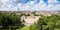 Aerial view of the Triumph Arc - Arco Della Pace in Sempione par