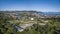 Aerial view of Trondheim and Kristiansten Fortress